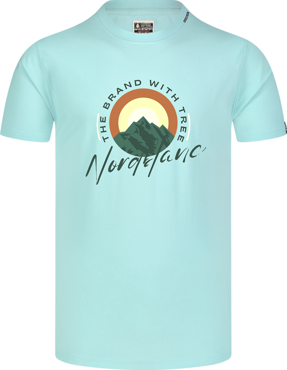 Modré pánske bavlnené tričko SUNRISE