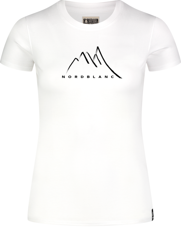 Damen Baumwolle T-Shirt weiß INLET