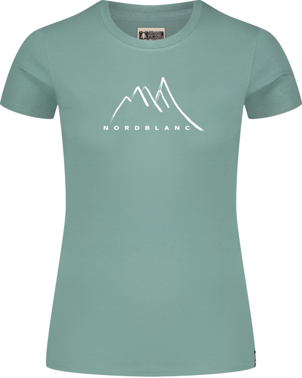 Damen Baumwolle T-Shirt grün INLET