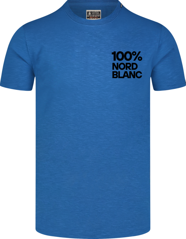 Modré pánske bavlnené tričko CERTAINTY