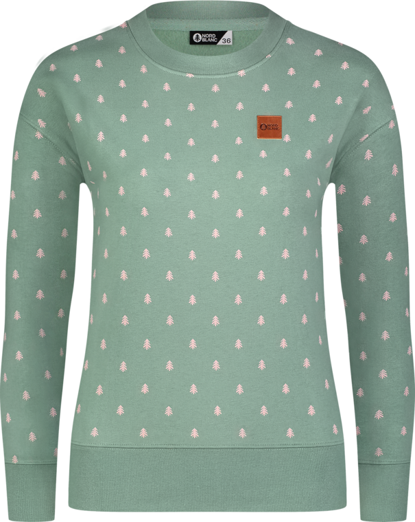 Women's green sweatshirt SEMPITERNAL