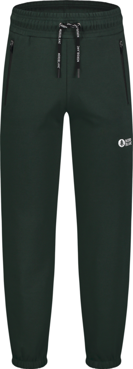 Tmavě zelené pánské bavlněné tepláky COMFYSTRIDE