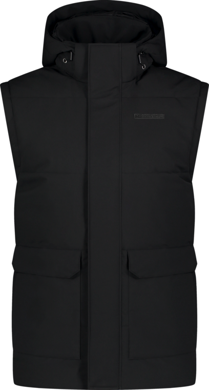 Men's black winter vest NUMINOUS