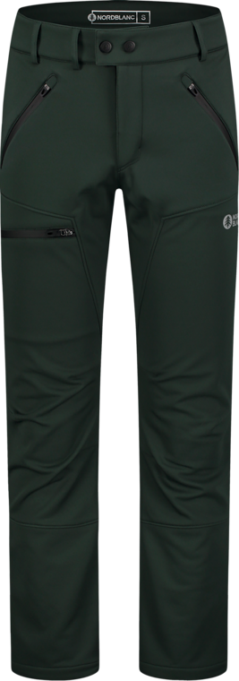 Zöld férfi meleg vízálló softshell nadrág THORN