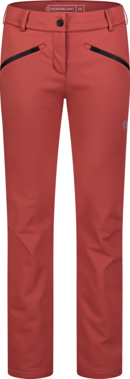 Damen Fleece Gefüttert wasserdichte Softshellhose braun SWEEP