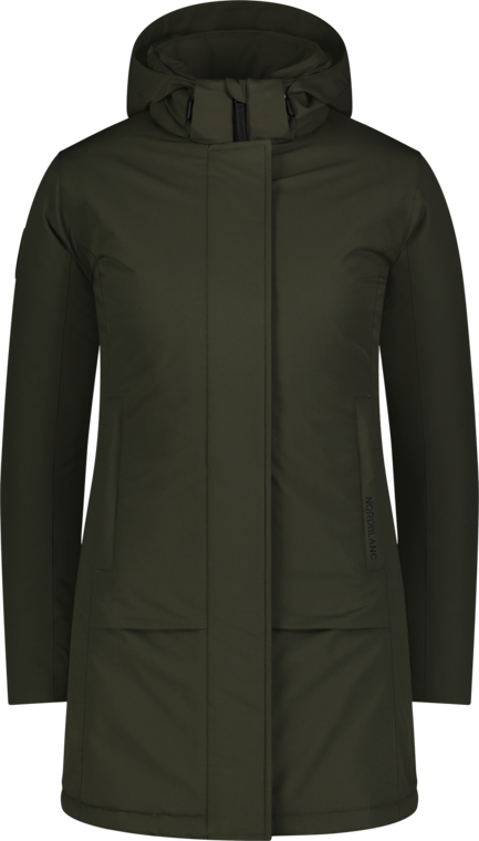 Women's khaki waterproof winter parka HEATH
