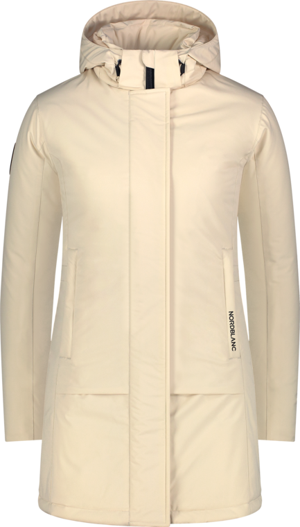 Women's beige waterproof winter parka HEATH