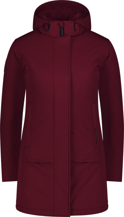 Women's wine red waterproof winter parka HEATH