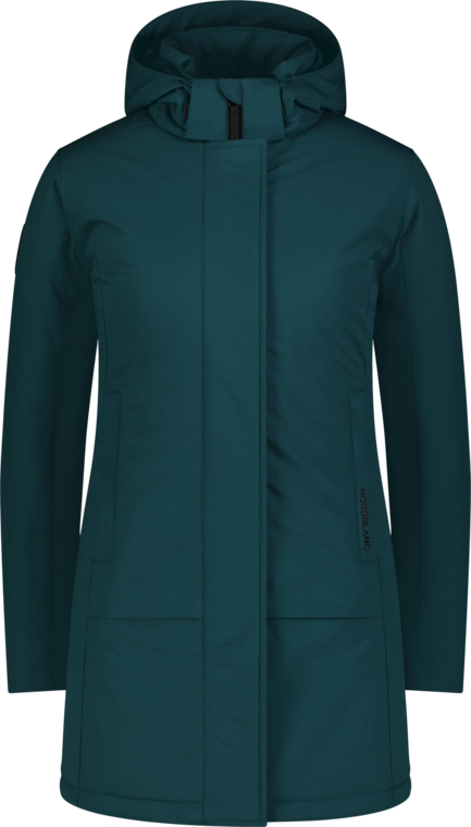 Women's green waterproof winter parka HEATH