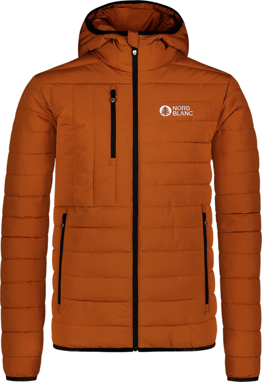 Men's brown winter jacket QUILL