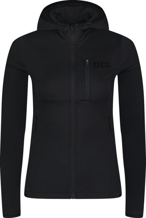Women's black powerfleece jacket MIRE