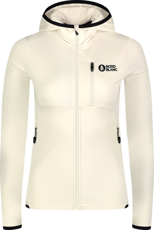 Women's beige powerfleece jacket MIRE