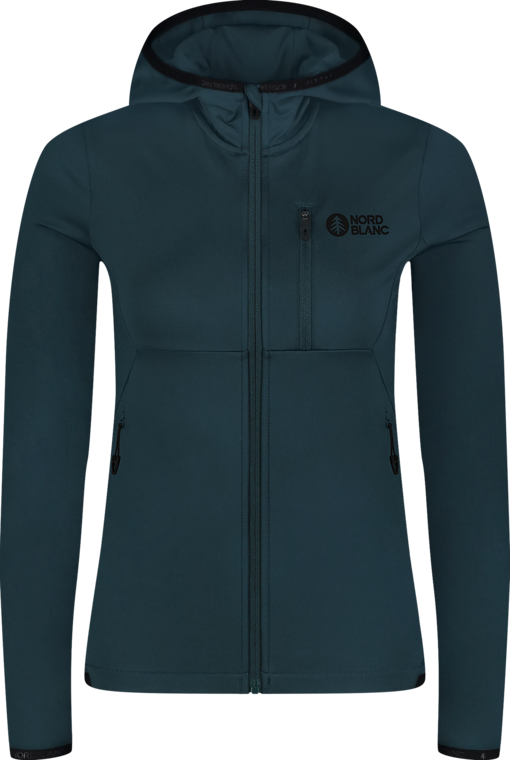 Women's green powerfleece jacket MIRE