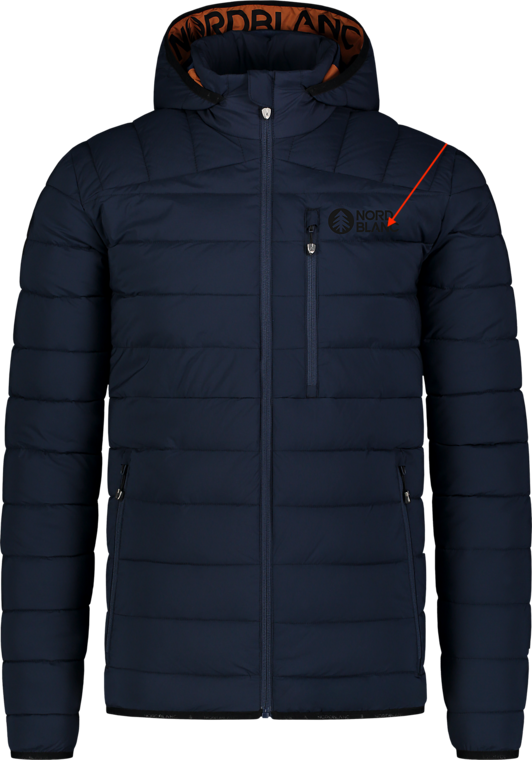 Men's blue winter jacket SCREE