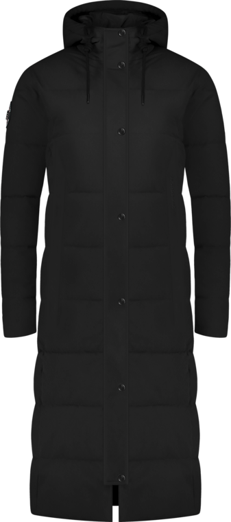 Women's black waterproof winter parka CAIRN