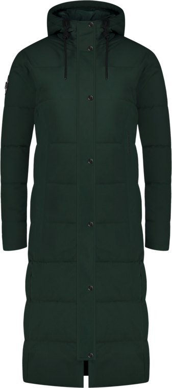 Women's green waterproof winter parka CAIRN