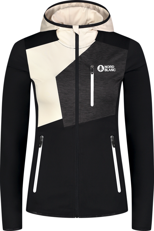 Črna ženska powerfleece jakna HEMERA