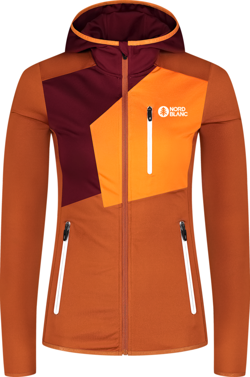 Rjava ženska powerfleece jakna HEMERA