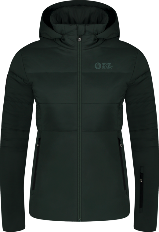 Tmavě zelená dámská zimní bunda KNOLL