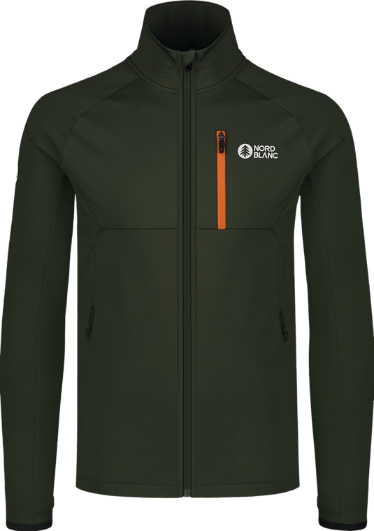 Men's green powerfleece jacket MARSH