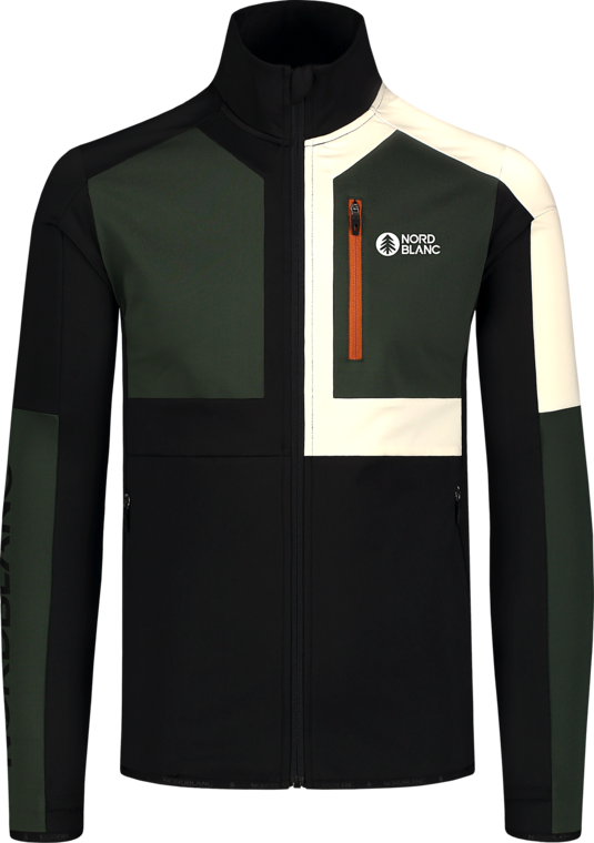 Men's black powerfleece jacket AETHER