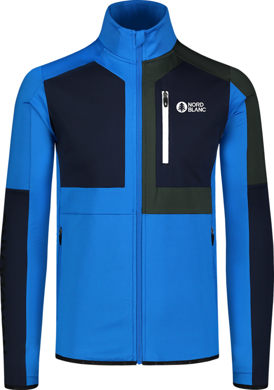 Men's blue powerfleece jacket AETHER