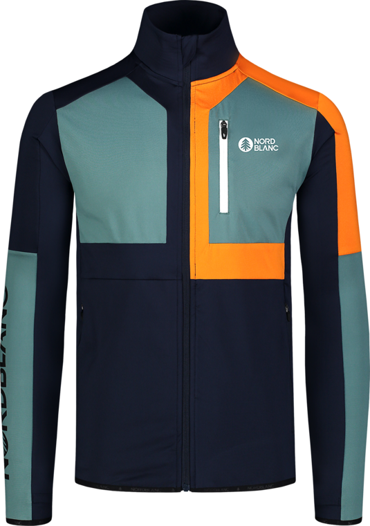 Men's blue powerfleece jacket AETHER