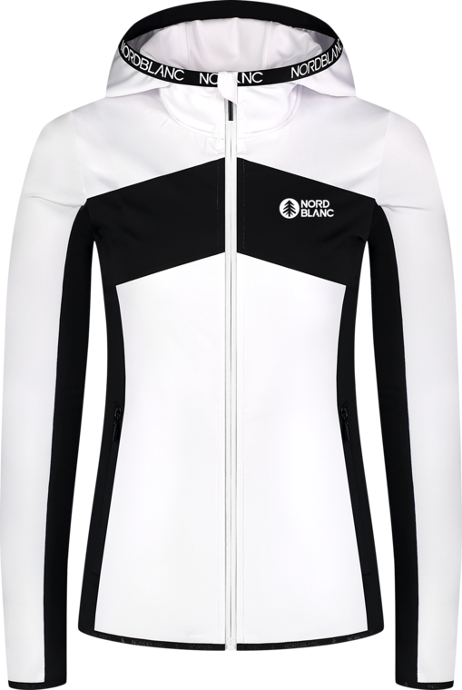 Hanorac din powerfleece alb pentru femei LUCENT