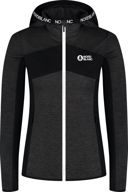 Hanorac din powerfleece gri pentru femei LUCENT