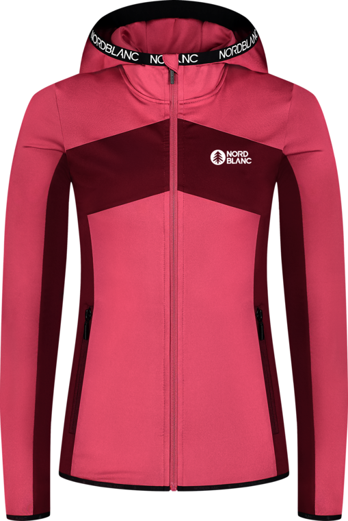 Hanorac din powerfleece roz pentru femei LUCENT