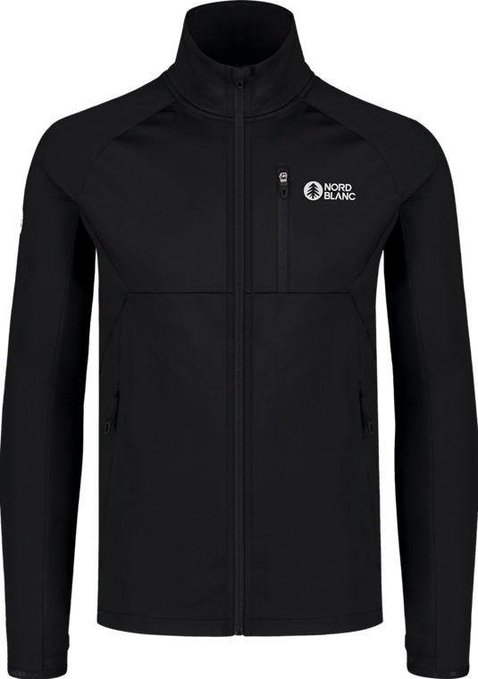 Men's black powerfleece jacket MARSH