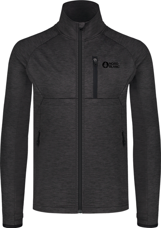 Men's grey powerfleece jacket MARSH