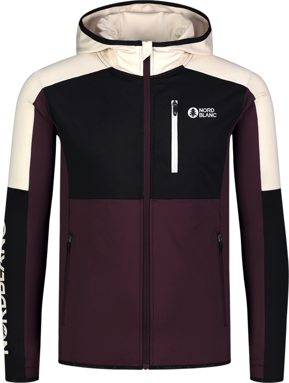 Men's violet powerfleece jacket MOONGLADE