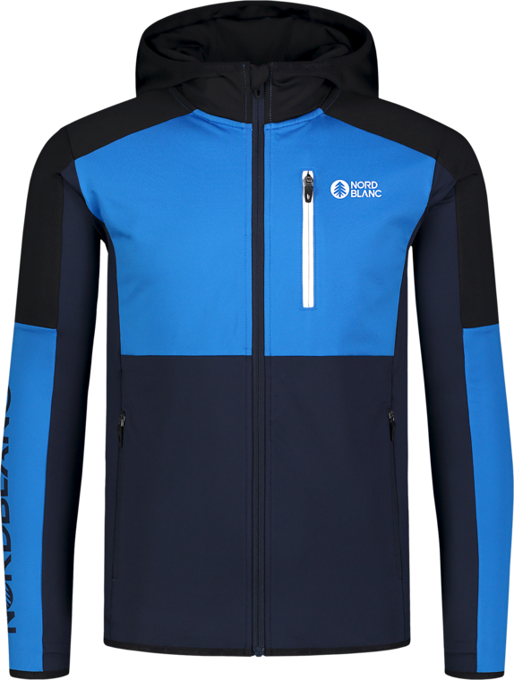Men's blue powerfleece jacket MOONGLADE
