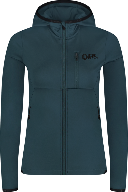 Women's green powerfleece jacket MIRE