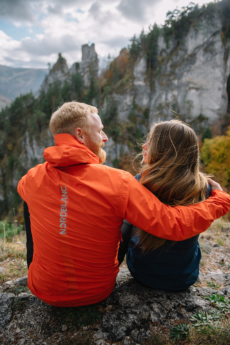 Orange sale outdoor jacket