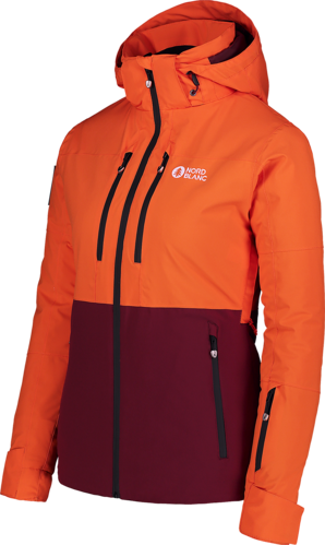 Orange ski best sale jacket womens