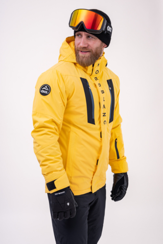 Mens yellow shop ski jacket