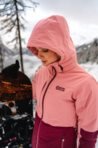 Pink discount ski jacket