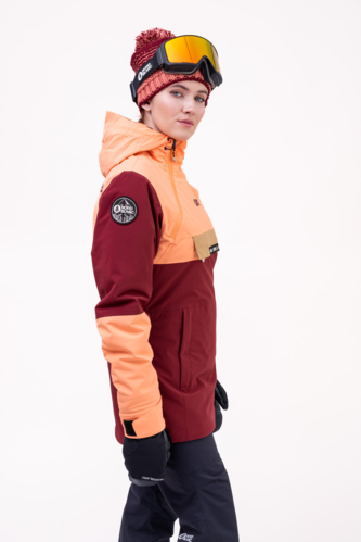 Narancssárga női snowboardanorák SNOWSTORM