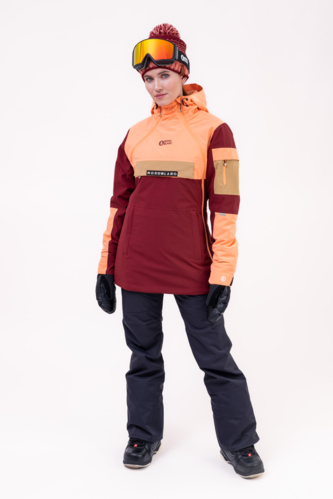 Narancssárga női snowboardanorák SNOWSTORM