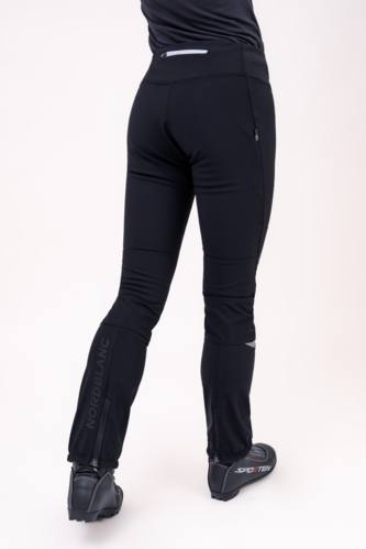 Women's black waterproof insulated leggings PANORAMA