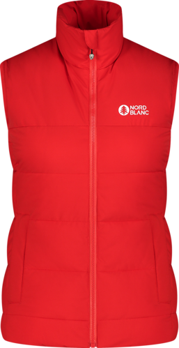 Red on sale winter vest