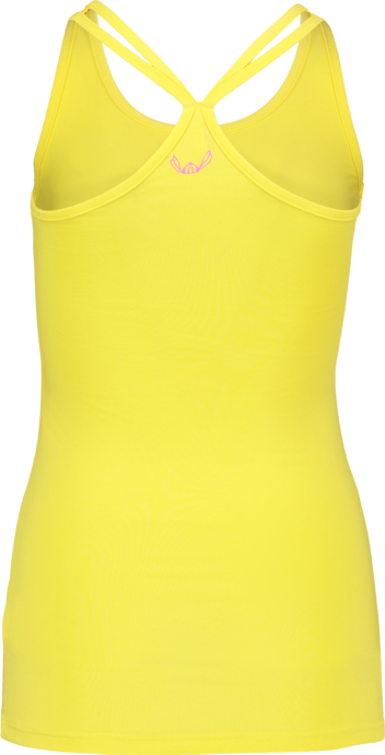 Women's yellow elastic tank top DRYFLY