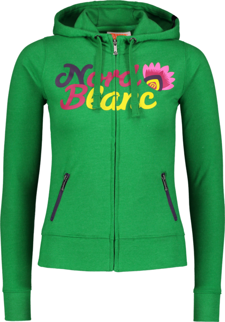 Women's green sweatshirt HIPPIE