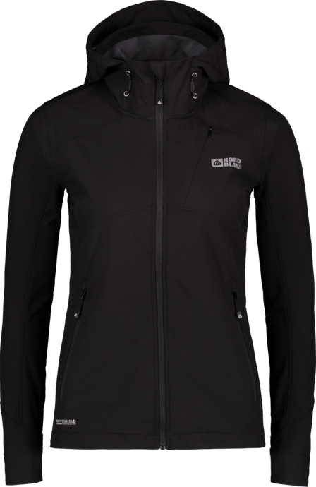 Damen Leichte- Softshelljacke schwarz BYGONE