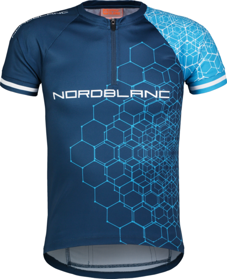 Kinder Radtrikot blau BOUT