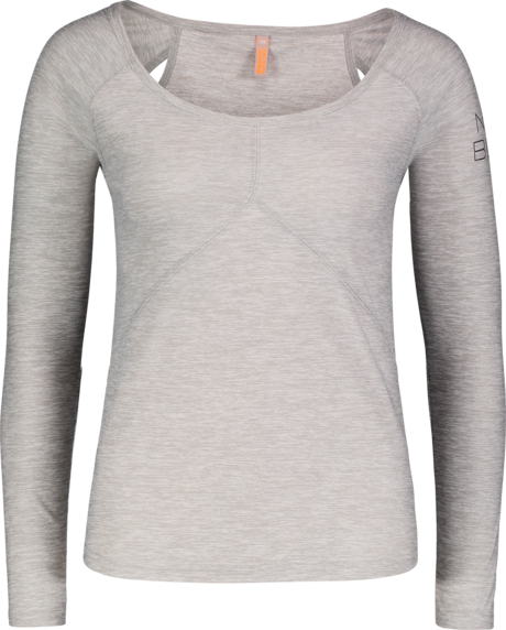 Women's grey yoga longsleeve LATTICE