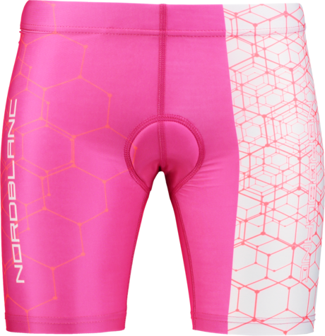 Kinder kurze Fahrradhose pink PEDAL