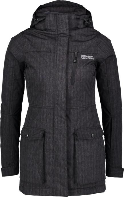 Women's black winter parka CIVIL